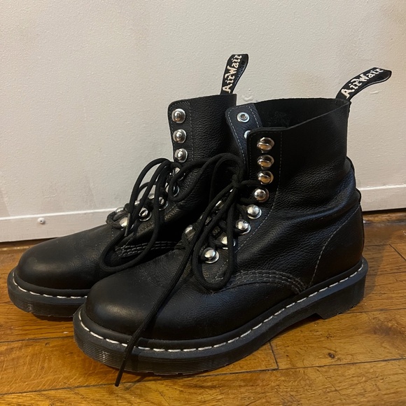 Dr. Martens 1460 Pascal Women's Hardware Lace Up Boots - Picture 1 of 6